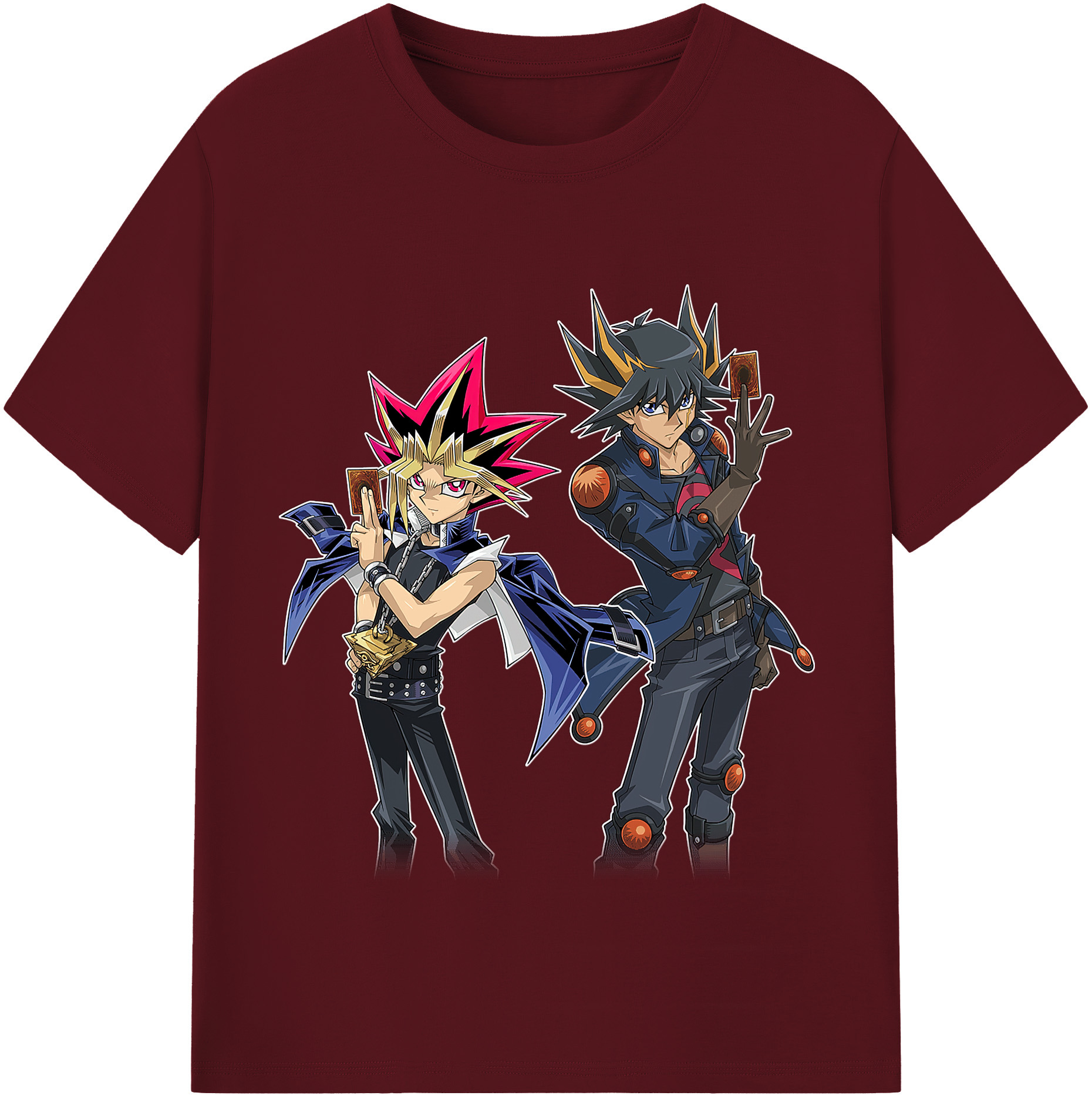 （画像用） 遊☆戯☆王 Yu-Gi-Oh! 綿100％半袖Tシャツ（フロントプリント）